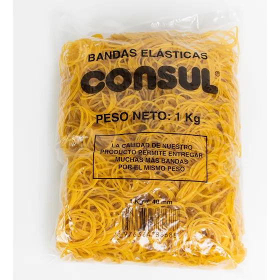 10 Kilos De Banda Elastica Marca Consul 10 Bolsas Kilo 