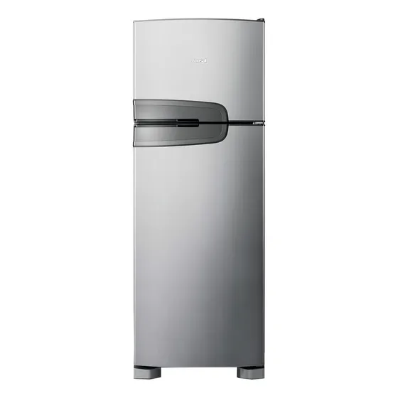 Heladera con freezer Consul CRM39A color inox con capacidad de 340L 220V