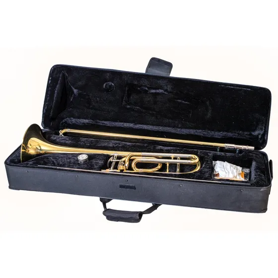 Trombon Tenor A Pistones Custom Parquer Estuche Ptrbpc Cuota