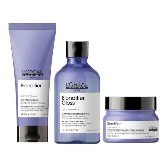 Pack Rubias Blondifier Shampoo Gloss Acond Y Máscara