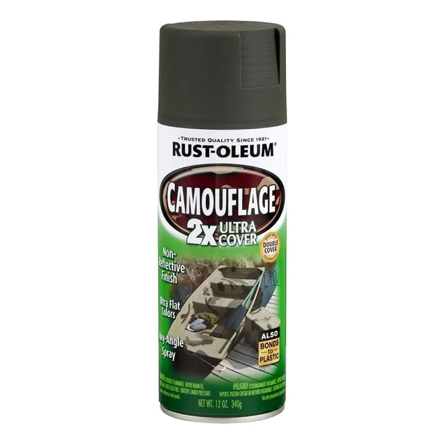 Tinta Spray Rust Oleum Camuflagem P/ Pintura Camping Armas