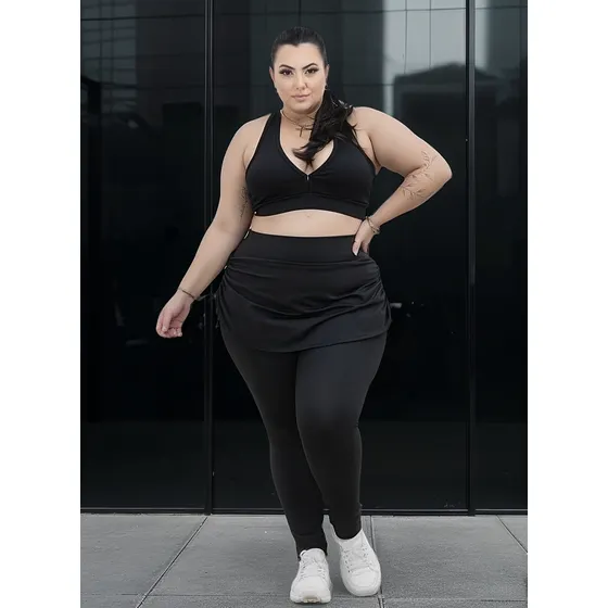 Legging Saia Feminino Plus Size G1 G2 G3 - Conforto E Estilo