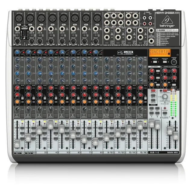 Mezclador Behringer Qx2222usb Con Interfaz Usb Mixer Consola