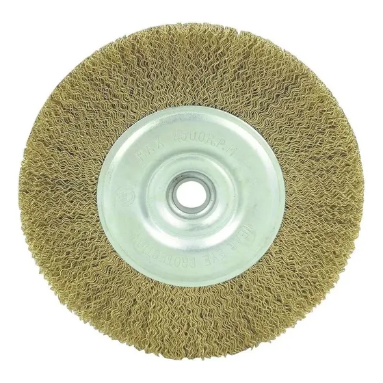 Cepillo Alambre Amoladora Banco 8¨ Bronce - Electroimporta -