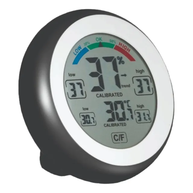 Termómetro Digital Con Sensor De Humedad Con Mínima Y Máxima
