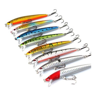 Señuelo Para Peces De Mar, Mxfft-004, 4pzas, 9.5x2cm, Anzuel Señuelo Para Peces De Mar, Mxfft-004, 4pzas, 9.5x2cm, Anzuel