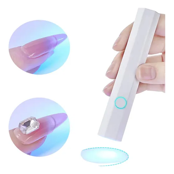Lampara Uñas Led Uv Profesional Mini Secador De Portátil