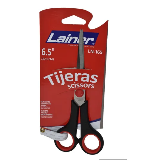 Tijera Escolar Lainer 6.5p Ln-165 (3unidades)