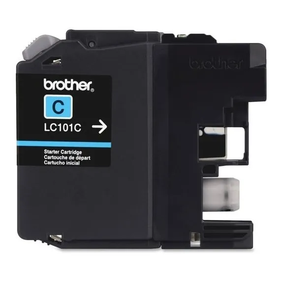 Tinta Brother Lc101c Azul 300 Páginas 