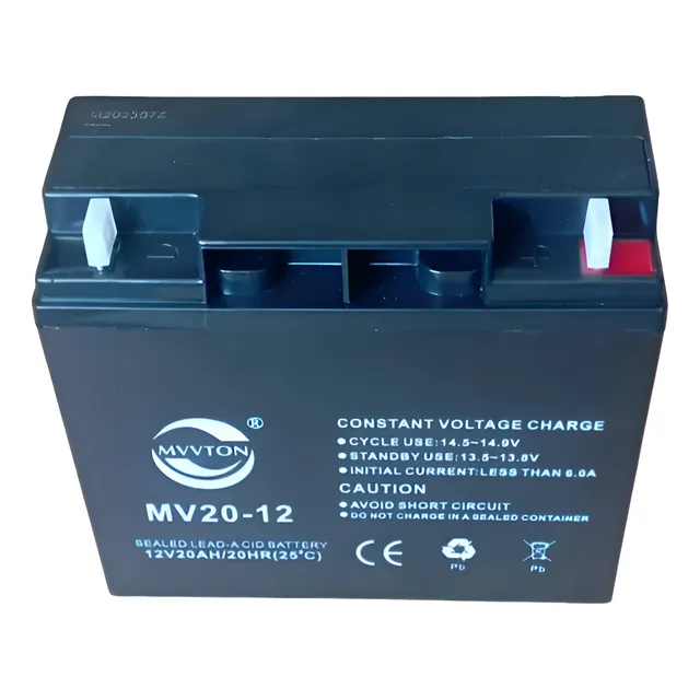 Batería Sellada Mvvton Mv20-12 12v 20ah 12-20 Ciclo Largo