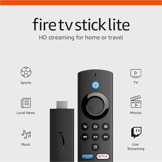 Amazon Fire Tv Stick Lite Control Remoto Por Voz