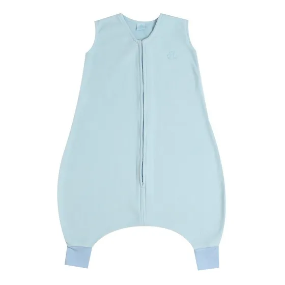 Saco De Dormir Infantil Cobertor De Vestir Soft Zíper Azul