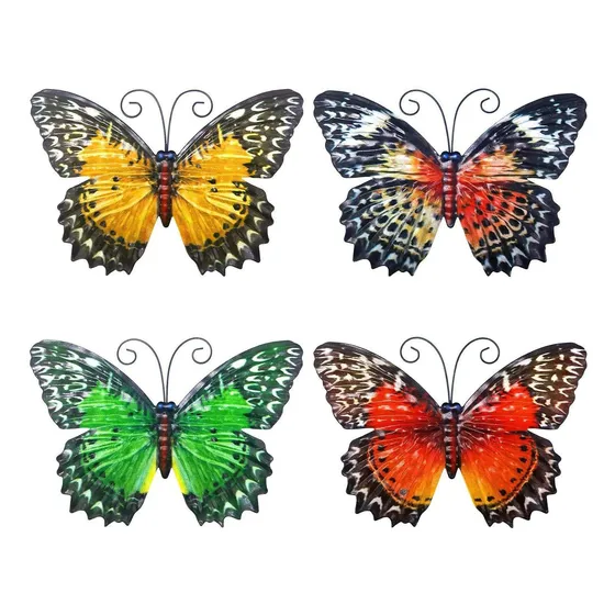 Decoracion Pared Para Jardin Mariposa Diseño Colgar Casa