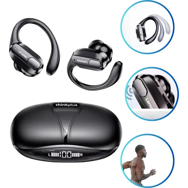Fone De Ouvido Bluetooth Lenovo Xt80 Esportes Corrida Tws