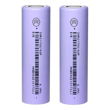2 Células 21700 Eve 40p 4000mah 50a 12.5c