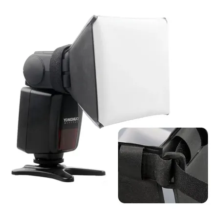 Difusor Softbox Flash Speedlite, Canon, Nikon, Yongnuo, Sony