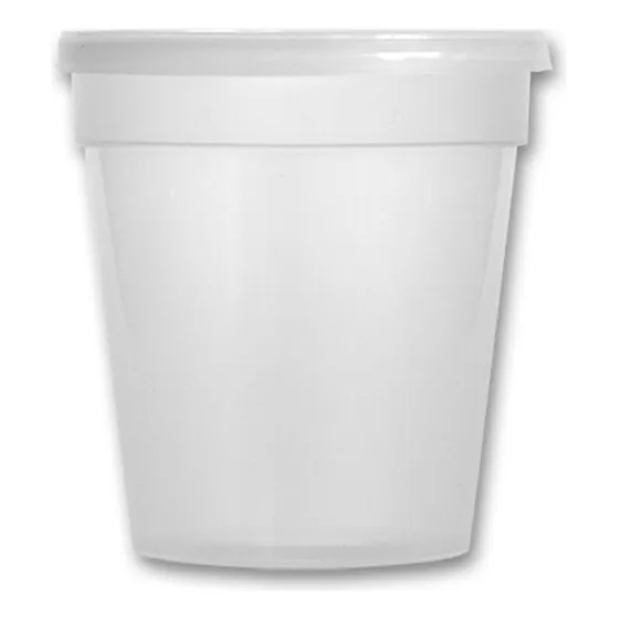 Tina Plástica 6oz - 180cc Con Tapa