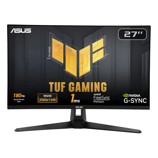 Monitor Asus TUF Gaming VG27AQ3A, 27", QHD, 180Hz, Panel Fast IPS, 1ms, Freesync Premium, compatible G-Sync