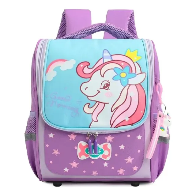 Mochila Kawaii Unicornio Con Llavero 