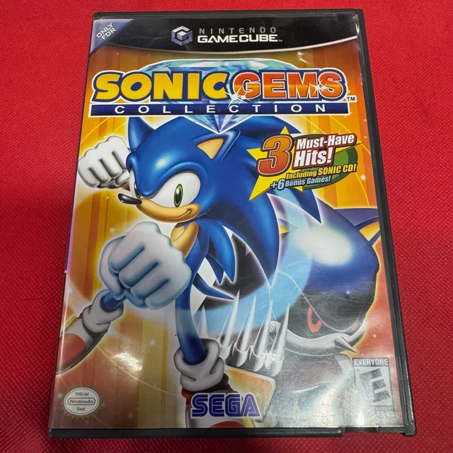 Sonic Gems Collection Nintendo Gamecube Gc Original
