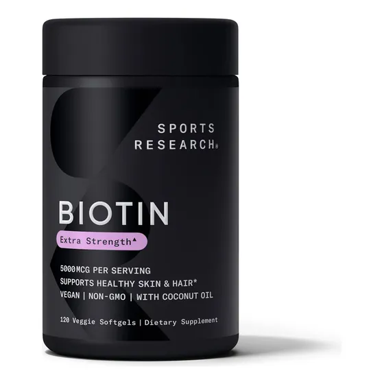 Biotina Extra 5000mcg X120 Cap Sr Piel + Pelo Rinde 4 Meses Sabor Sin Sabor