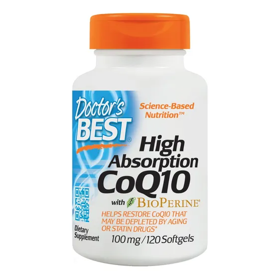 Suplemento Doctor's Best Coq10 De Alta Absorción 100 Mg 120