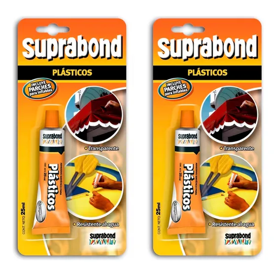 Adhesivo Para Plásticos Suprabond Por 2 Unidades