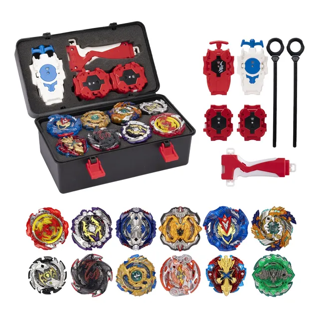 Juego De 12 Piezas Beyblade Burst Set De Juguetes De Batalla
