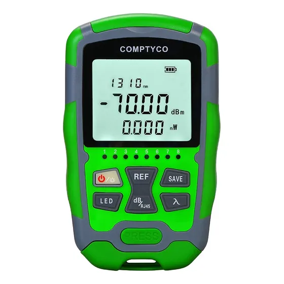 Medidor De Potencia Óptica Comptyco Aua-mc7 -70 ~+10 Dbm