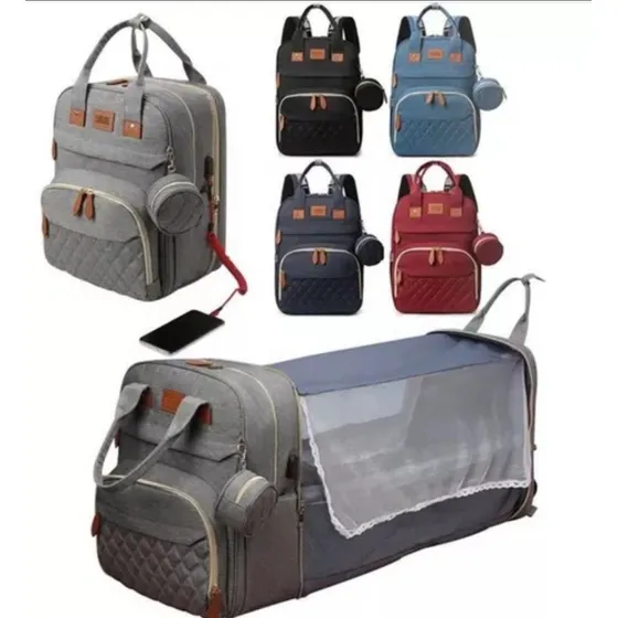 Bolso/ Morral Pañalera Moderna