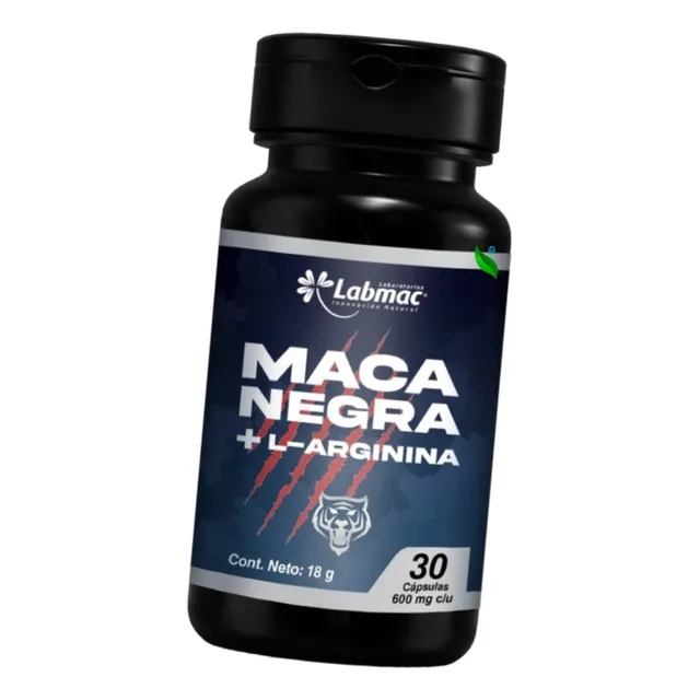 Maca Negra 69mg Con L-arginina Y Zinc X 30 Cápsulas