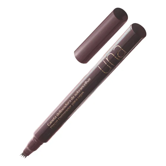 Natura Delineador De Cejas Fibra Efecto Microblanding Color Castaño