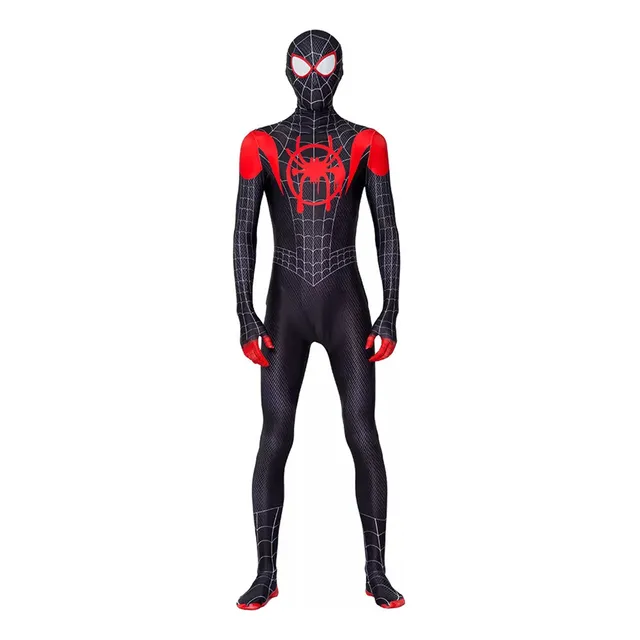 Miles Morales Difraces Spiderman Supe Herores Mono De Superh