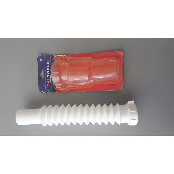 Sifon De Acordeon Corto Para Batea Y Fregadero