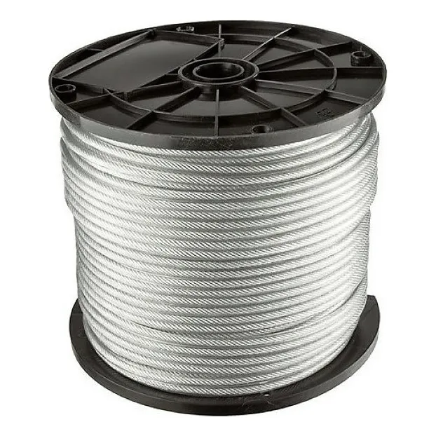 Cable Acero Galvanizado 6mm 6x19+1 Rollo 20mts Envio Gratis