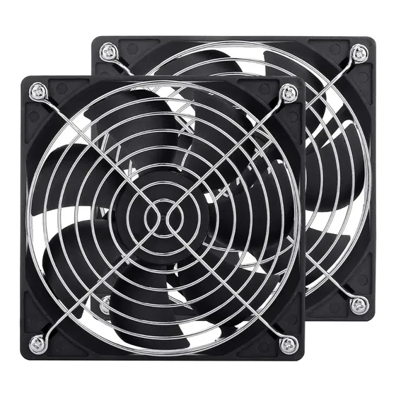 Ventilador Ordenador Computadora Larga Vida Silencioso 2pack