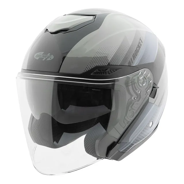  Casco Joe Rocket Rkt 70 Velocity Abierto Para Moto + Mica 