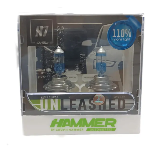 Bombillos H7 Hammer Unleashed Night Power 12v 55w