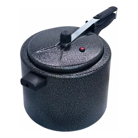 Panela De Pressão Triunfo Aluminio De 7 Litros Cor Preto Craqueado
