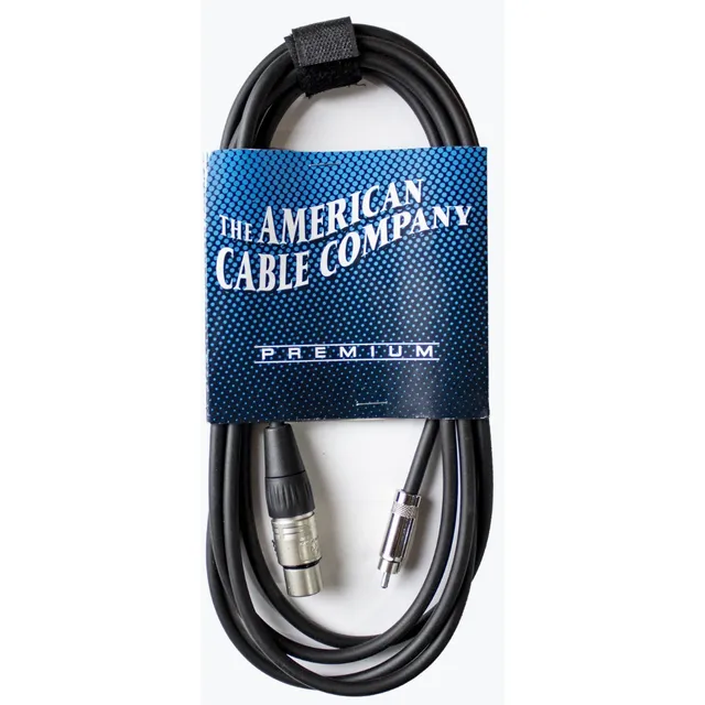 American Cable Xlrh-rc-10 Cable De Xlr A Rca No Balanceado