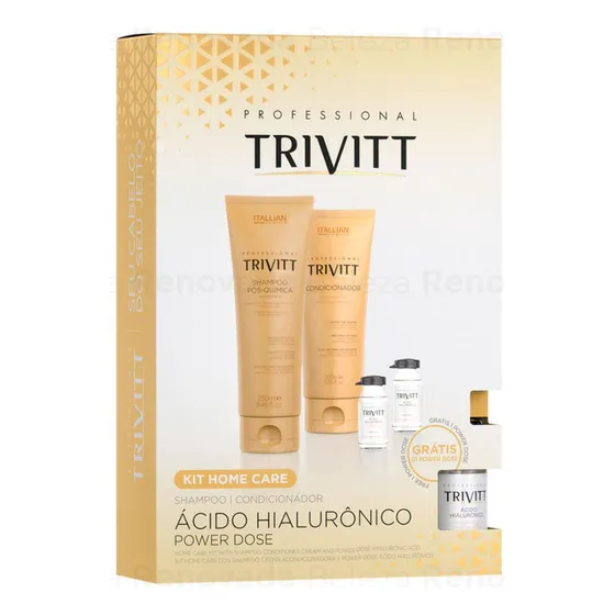 Trivitt Ácido Hialurônico Shampoo Condicionador + Power Dose