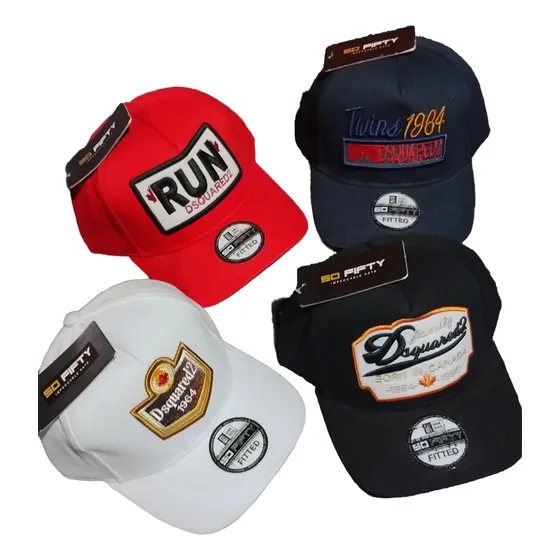 4 Gorras 50 Fifty Dsquared2 Nuevas.