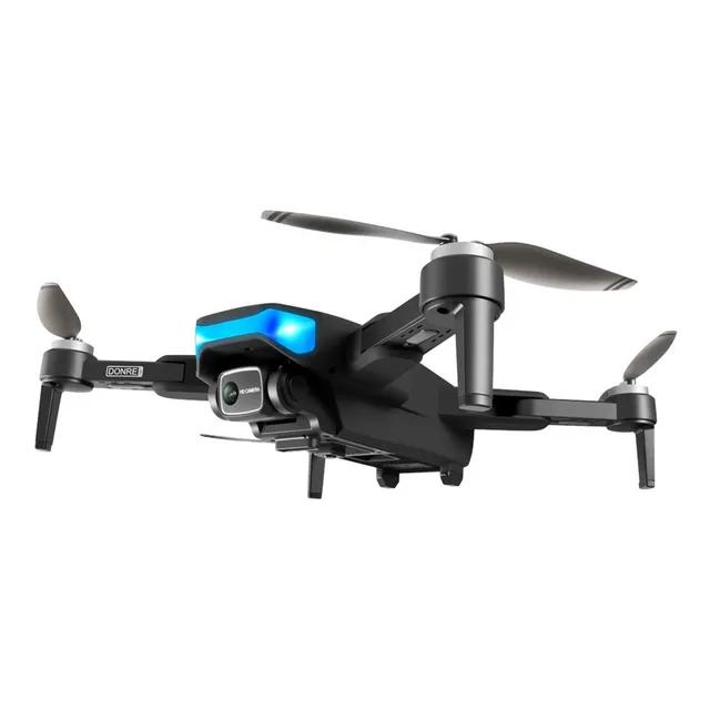 Mini drone LSRC LS-38 con dual cámara 6K negro 5GHz 1 batería