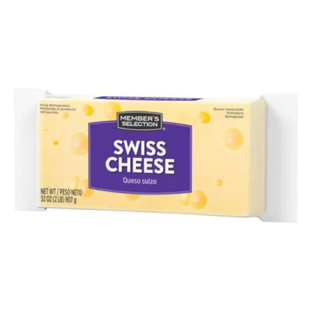 Queso Suizo Bloque 907g X2unid - G