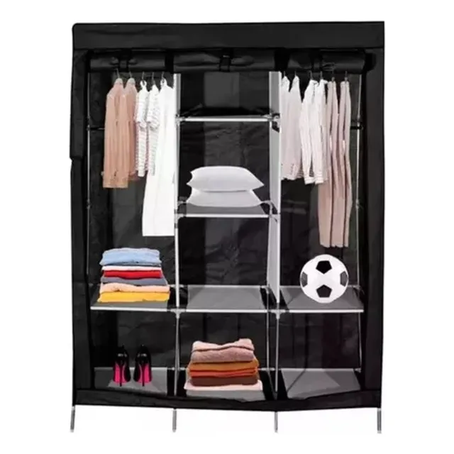 Closet Ropero Armario Armable Reforzado 1.75 Gris