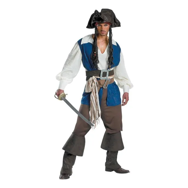 Halloween Piratas Del Caribe Capitán Marinero Cosplay