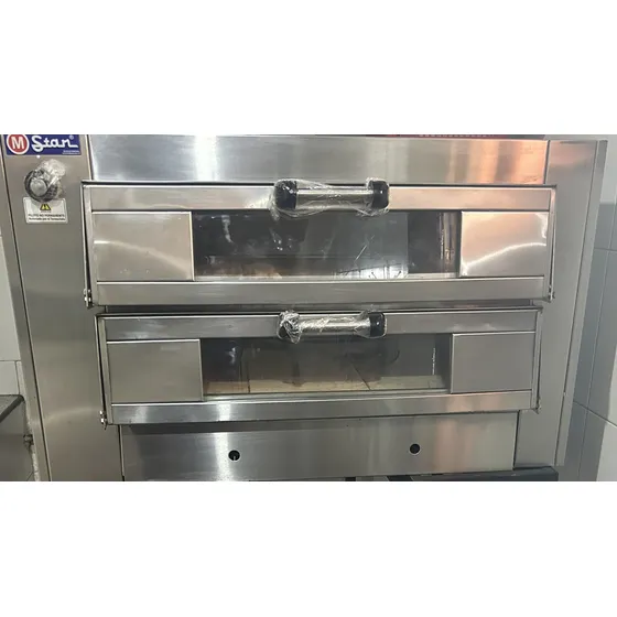 Horno Pizza Gas Mstar 2 Camaras Refractario Nuevo