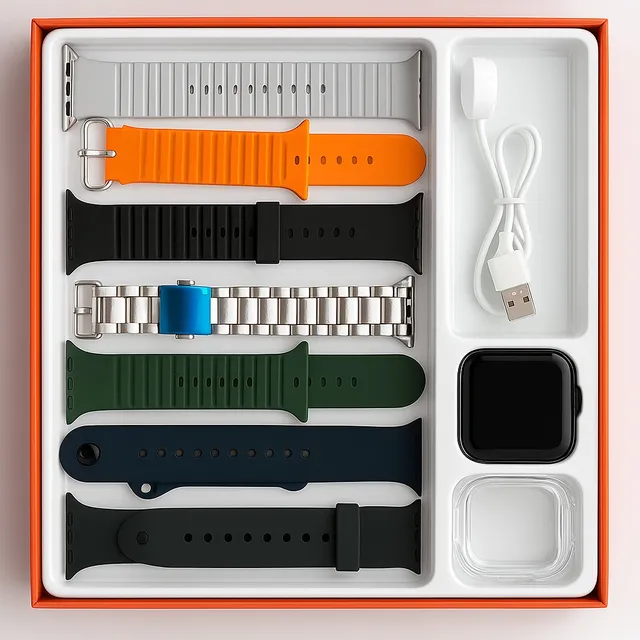 Reloj Smartwatch Tactil S100  Big Set 7 En 1
