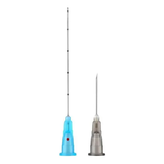 Micro Cánulas Flexibles + Aguja, 22g X 50mm, Pack 10 Uds