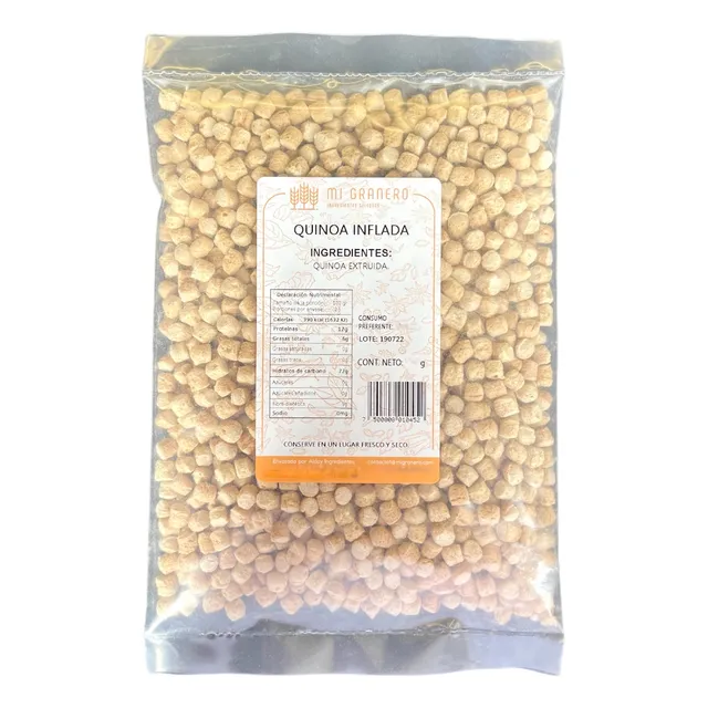 Quinoa Inflada Crispy Extruida 1 Kilo Natural